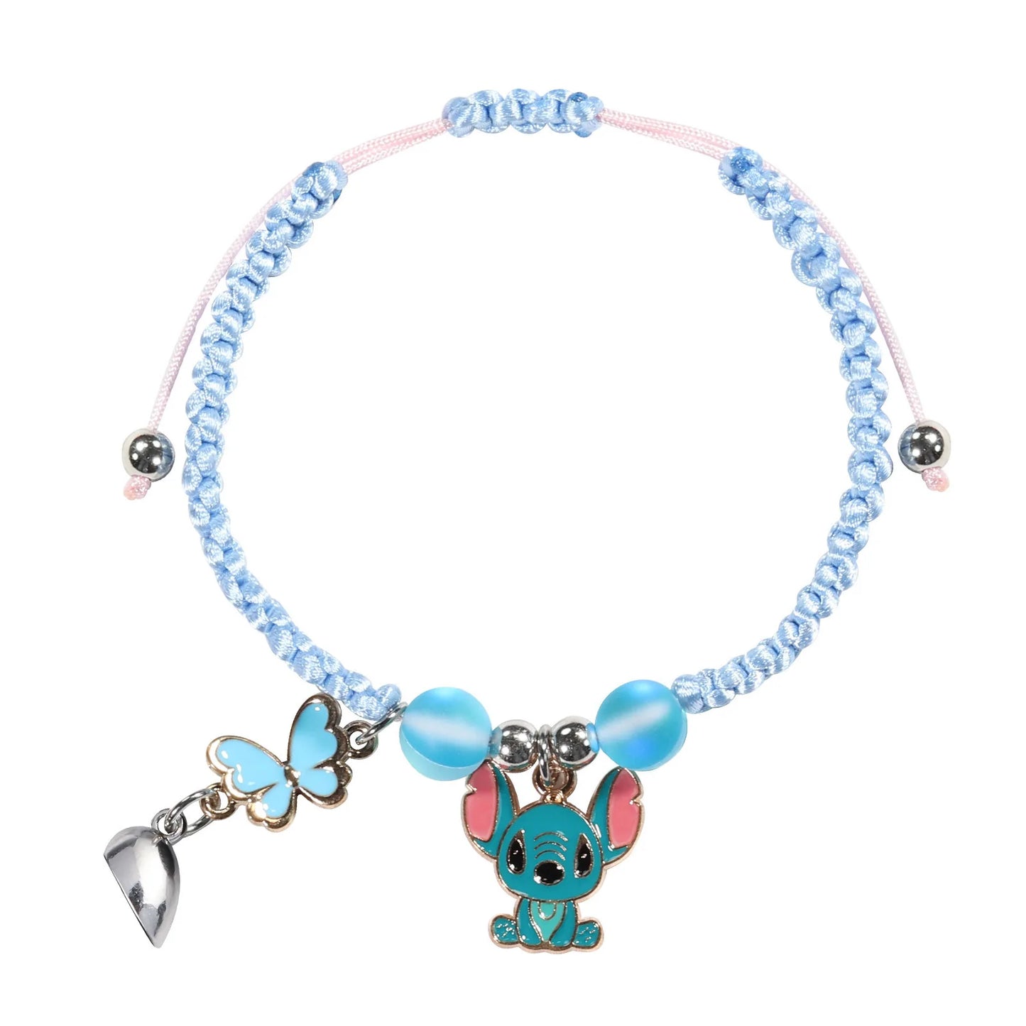 Stitch and Angel bracelet / Friendship bracelet