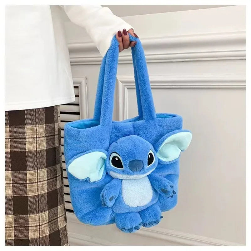 Stitch - Disney New Cartoon Plush Doll Shoulder Bag Sweet and Cute