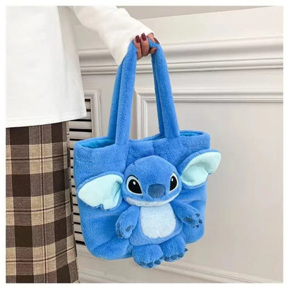 Stitch - Disney New Cartoon Plush Doll Shoulder Bag Sweet and Cute